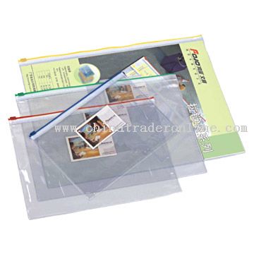 Standard PVC Zipper Bags from China